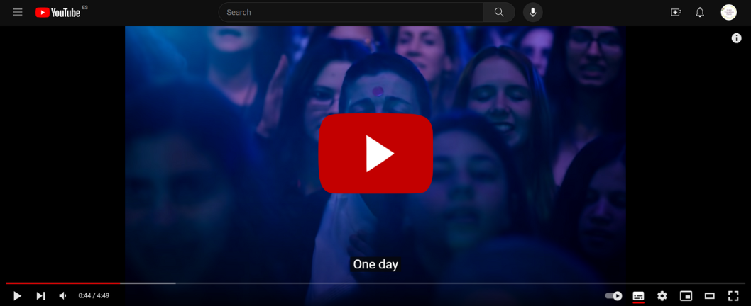 Screenshot of the video. Click on it to listen to the amazing song